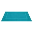 thumbnail image 3 of Cotton Paradise 100% Cotton Bath Mats for Bathroom Floor Set of 2 Pack, 20x34 Soft Absorbent Washable Quick Dry Tub Bathmat, Aqua Blue, 3 of 7