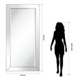 thumbnail image 6 of Empire Art Direct Moderno Beveled Leaner, 40" x 80", Ready to Hang, 6 of 14