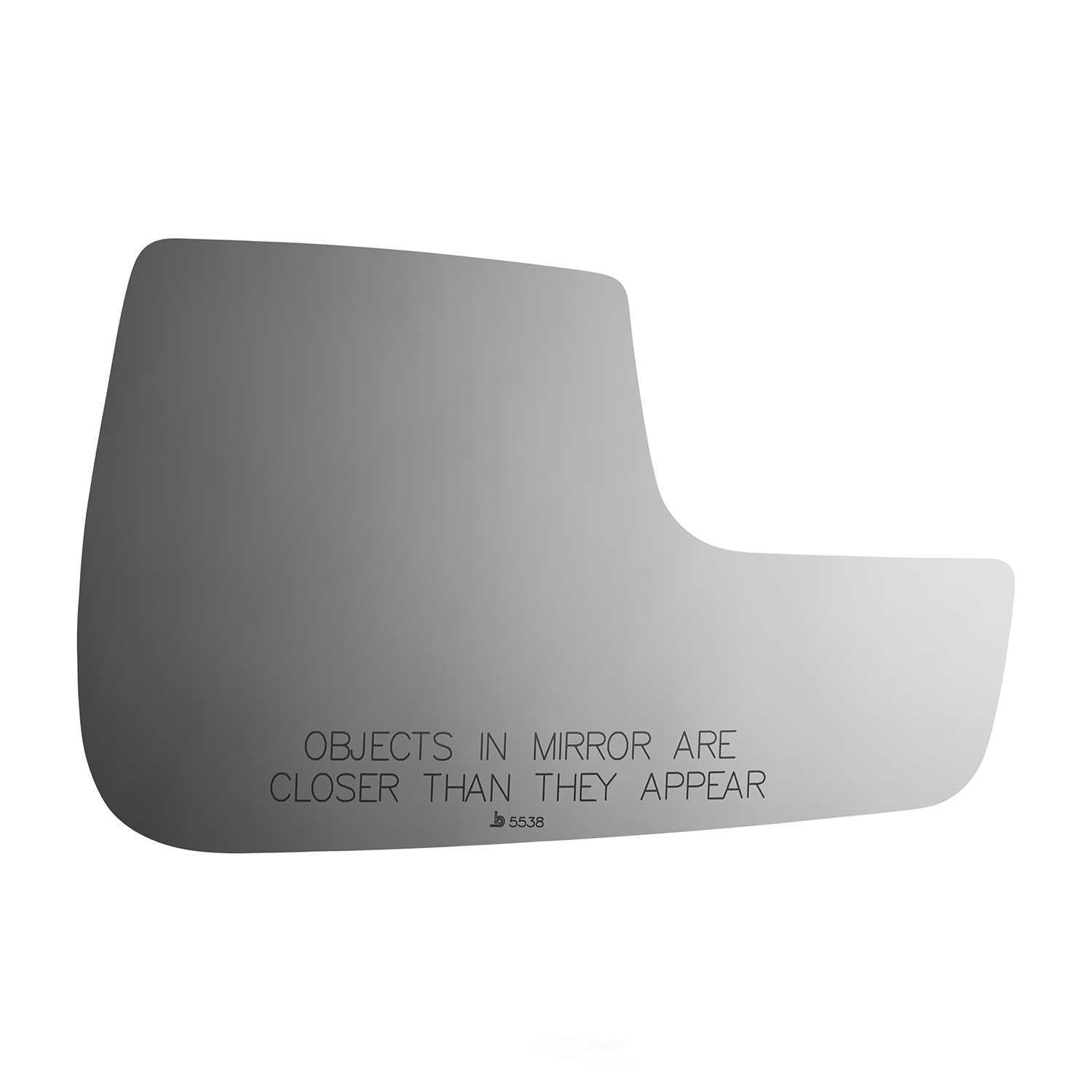 Burco Side View Mirror Replacement Glass - Clear Glass - 5538