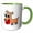 Green/White, variant on 3drose, Cute Dog Be Mine Heart – Chihuahua, 11oz Magic Transforming Mug