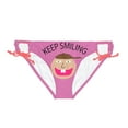 thumbnail image 2 of Keep Smiling Loop Tie Side Bikini Bottom (AOP), 2 of 4