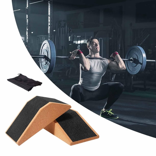 Cale Bloc Pour Squat – Planche Inclinée Antidérapante, EVA 49,5x15,5x5 Cm, Fitness Maison