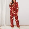 thumbnail image 2 of Daiia Fire Extinguisher for Women's Long-Sleeved Pajama Set – Soft & Comfortable Sleepwear Button-Up Pajamas Cozy Lounge Wear-XX-Large, 2 of 7