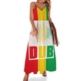 thumbnail image 1 of Vestido sin mangas de color lima Ropa femenina Vestidos sueltos elegantes para mujer, 1 of 7
