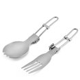 thumbnail image 3 of Niceauty Titanium Alloy Camping Tableware Silver 1Pcs, 3 of 8