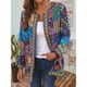 thumbnail image 5 of Cárdigan con estampado étnico para mujer, abrigos finos, blusa de manga larga, abrigos, Casual, MABOTO Abrigo vintage de mujer, 5 of 7