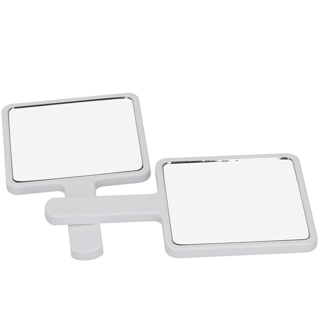 Espejo de Maquillaje ANGGREK de Mano de Diseño Cuadrado Mujer de Tamaño Compacto Para Bolsa de Maquillaje Para niñas
