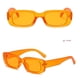 thumbnail image 1 of iKANOO Retro Rectangle Sunglasses for Women Men Small Square Frame Trendy Y2K 90’s Black Sunglasses (Yellow-Green) iKANOO iKANOO, 1 of 2