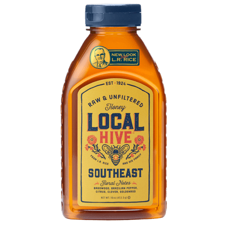 Local Hive Southeast Raw & Unfiltered Honey, 16 (Best Honey For A Cold)