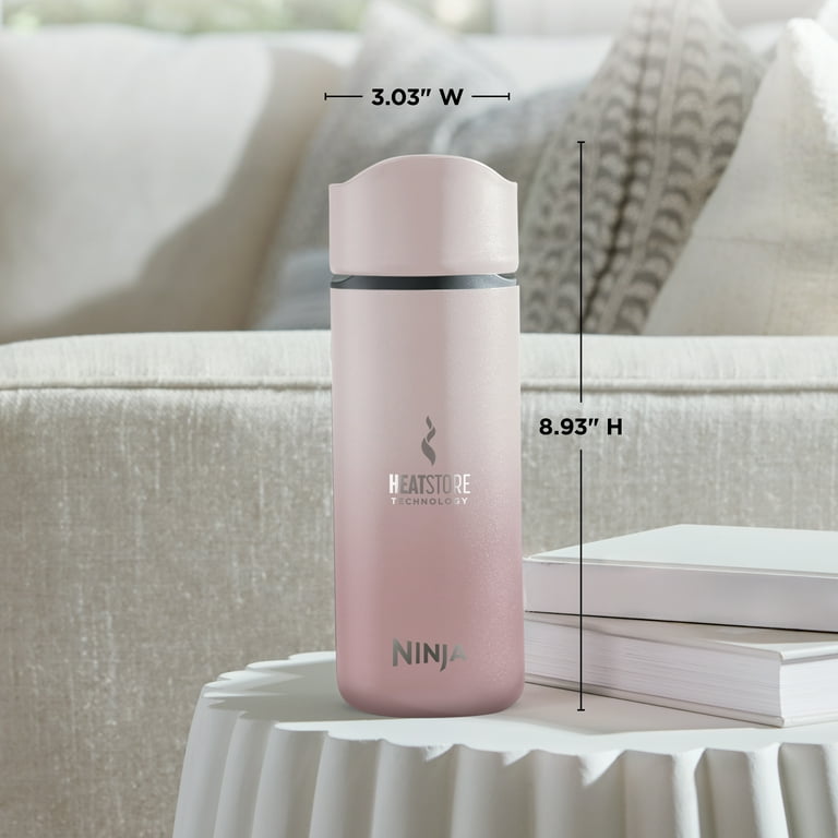Ninja Sip Perfect 16oz Stainless Steel Travel Mug, Leak Proof Lid