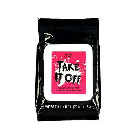 Hard Candy TAKE IT OFF Makeup Remover Wipes, 25 Count + Schick Slim Twin ST for Sensitive