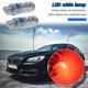 thumbnail image 2 of 2 bombillas LED T10 W5W 12SMD para luz de separación del panel de instrumentos del coche (rojo) Tmvgtek Accesorios para autos y motos, 2 of 8