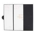 thumbnail image 1 of Minkissy Graduation Farewell Card Elegant Black Paper Message Card with Material, 1 of 7