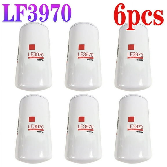 LF3970 Oil Filter (Set of 6) Fits:Cummins Ford Freightliner Kenworth