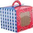 thumbnail image 1 of Bandana Cupcake Box - Pack of 12, 1 of 1