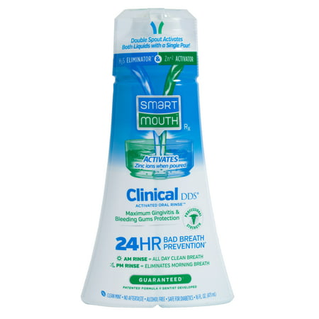 Smart Mouth Activated Oral Rinse Clinical DDS, 16.0 FL (Best Mouth Rinse For Gum Infection)