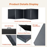 LVYUAN 400W Solar Panel Foldable Solar Panel Charger with Adjustable Kickstands Portable Waterproof IP67 24.5% High Efficiency for RV, Camping, Home, Outdoor, Power Station, off Grid