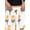 Multicolor25, variant on Women Yellow Floral Block Printed Cotton Maxi Skirt with Elastic Waist, Casual Summer Skirt - XS