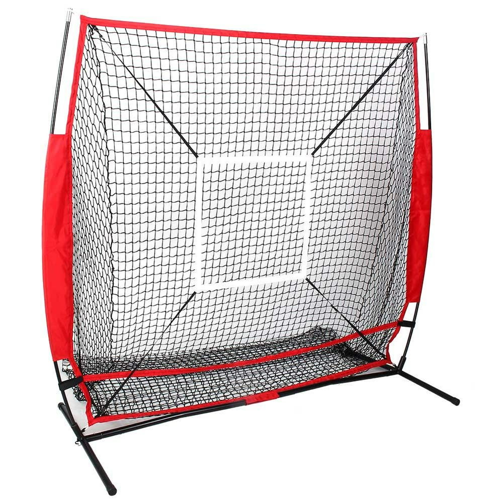 Mgaxyff Portable Outdoor Baseball Training Practice Target Net Sports