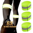 thumbnail image 1 of Bangcool 6PCS Arm Band Creative Adjustable Reflective Sports Wristband Wrist Sweat Band, 1 of 9