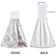 thumbnail image 4 of SKYSONIC Hanging Kitchen Towel 12 x 17 Inch Eiffel Tower Towel Set 2 Pieces of Dry Towels for Kitchen, Bathroom, Laundry Room Table, 4 of 7