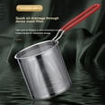 thumbnail image 4 of KEINXS Uncoated Deep Frying Pot Spill-proof Non-stick Pot with Oil Draining Rack for  Chips Fish Chicken, 4 of 6