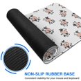 thumbnail image 6 of Long Mouse Pads for Desk,White Cow Happy Pattern Desk Mats on Top Of Desks, Desk Mouse Pad Extra Large with 3mm Non-Slip Base and Stitched Edge for Gaming,Office,Work,Home 35.4"x15.7", 6 of 6
