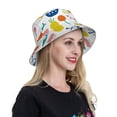 thumbnail image 6 of Rocae Summer Animal for reflective Bucket Hat for Men Women Summer Beach Travel Summer Cap, 6 of 6