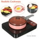 thumbnail image 5 of ColoMX Accesorios de cocina de juego, cocina para niños, juguetes para juego de imitación con ollas, sartenes, utensilios de cocina, juguetes, juego de comida, verduras de juguete para niñas y niños, 5 of 8
