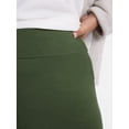 thumbnail image 4 of Terra & Sky Women's Plus Capri Legging, Sizes 0X-5X, 4 of 5
