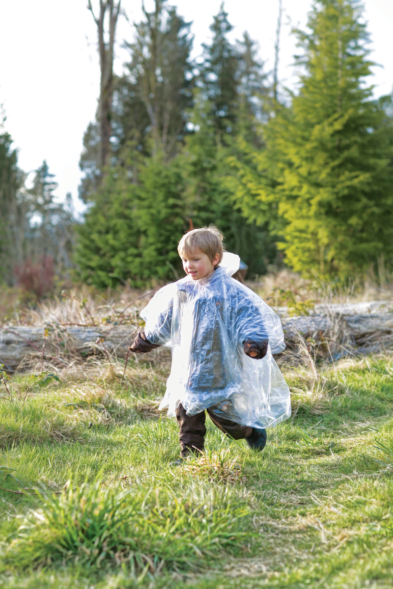 Poncho de pluie imperméable d'urgence pour enfants Coghlan's - 1 pièce