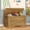 Brown-39.4"W, variant on 39.4” Storage Chest, Toy Chest, Toy Storage Box with 2 Safety Hinges, Lift Top Wooden Storage Chest, Storage Bench, for Living Room, Bedroom, Entryway, Black