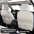 thumbnail image 6 of 2020 Car Seat Cover for HYUNDAI SANTA FE , Waterproof Faux Leather 5 Piece Full Set Non-slip Protect and Upgrade Seats, Gray Car Seat Covers, Suitable for 5-seater cars only, Airbag-Compatible, 6 of 9