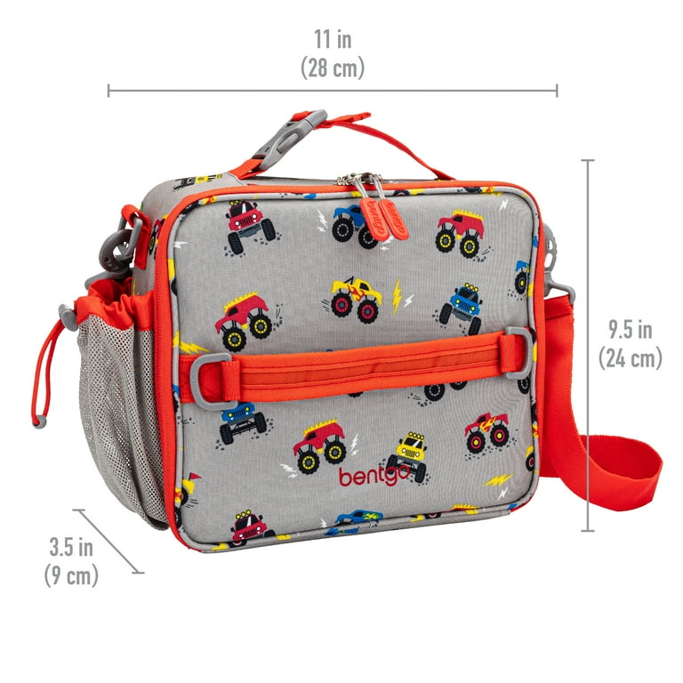 Bentgo Kids Prints Lunch Box | School Lunch Box Construction Trucks