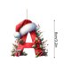 thumbnail image 3 of Árbol de Navidad Decoraciones Carta Colgante Decoración Árbol de Navidad Acrílico Plano Decoración de Fiesta Regalo Colgante Ornamentos Del Árbol de Navidad, 3 of 4