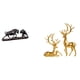 thumbnail image 1 of Colección de esculturas con figuras de toro, oso, y ciervo, obras de arte de resina chinas de Feng Shui para escritorio, encimera, decoración de, 1 of 8