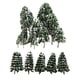 thumbnail image 1 of 32 Piezas Modelo de Árbol de Nieve Color Verde Escala 1:50-1:500 para Modelismo Ferroviario SM SunniMix Juguete de modelos de árboles de color verde oscuro, 1 of 8