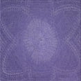 thumbnail image 1 of Ahgly Company Machine Washable Indoor Square Transitional Rebecca Purple Area Rugs, 6' Square, 1 of 7