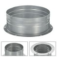 thumbnail image 2 of 6 inch Duct Connector Flange Metal Straight Pipe Exhaust Hose Flange, 2 of 7