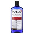 Dr Teal's Body Therapy Soak with Pure Epsom Salt, Eases Aches & Pains Infused with Menthol, 34