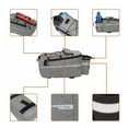 thumbnail image 4 of Bicycle Bag Insulated Trunk Cooler Pack Cycling Bicycle Rear Rack Storage Luggage Pouch Reflective MTB Bike Pannier Shoulder Bag, 4 of 11