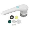 thumbnail image 2 of Handheld Electric Spin Scrubber Handheld Electric Cleaning Brush Multifunctional With 5 Replacement Brush Heads Cordless Handheld Scrubber For Dish Sofa Carpet Kitchen Bathroom, 2 of 8