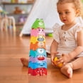 thumbnail image 3 of Juguete De Torre De Apilamiento Para Bebés, Apiladores De Fiesta De Animales Coloridos, Juguetes Para Bebés, Juego De Apilamiento De Juguetes Educativos Para Niños Methold FN005579-00, 3 of 6