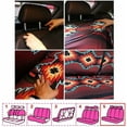 thumbnail image 6 of Xoenoiee Strawberry Frog Design Car Seat Covers Full Set, Front and Rear Split Bench Seat Covers for Cars Trucks SUV, Pack of 4, 6 of 6