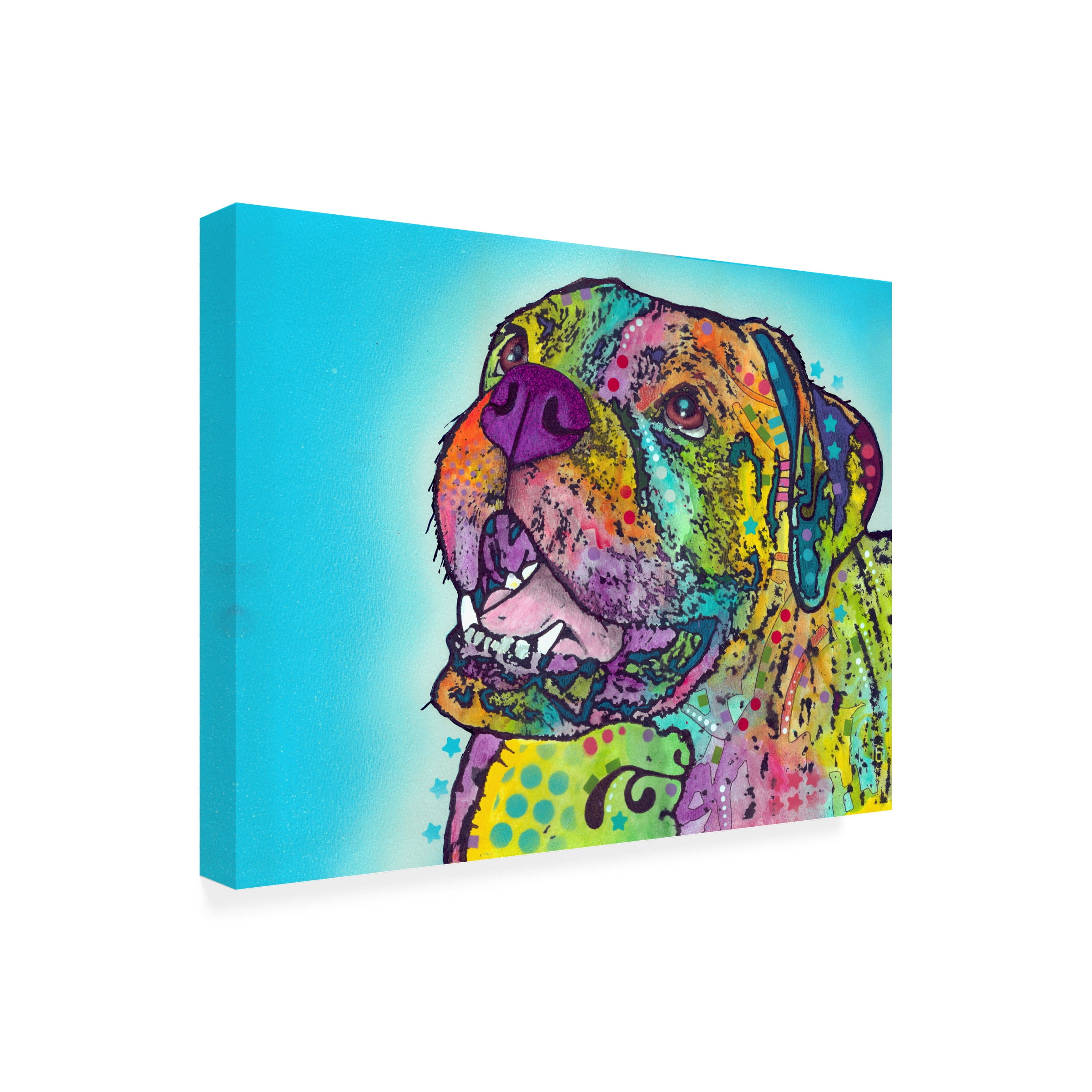 Dean Russo 'Smiling Boxer' Outdoor Canvas