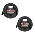 thumbnail image 1 of Pig Hog PHM50 Series 50 XLR Microphone Cables 2-Pack, 1 of 2