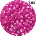 thumbnail image 1 of 5mm 6mm 7mm Mixed Letter Beads Oval /Square Shape Alphabet Beads For Jewelry Making DIY Charms Bracelet Necklace Accessories, 1 of 5