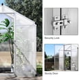thumbnail image 4 of Aoile Green Houses for Outside, 4' x 6.25' Heavy Duty Walk in Greenhouses with Rooftop Vent & Lockable Door for Patio, Backyard, Garden, 4 of 7