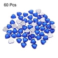 thumbnail image 3 of 60 Pcs Rhinestone de Corazón Acrílico 12mm Stickers de Gemas de Plástico para Manualidades, Azul Oscuro, 3 of 7