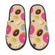 thumbnail image 1 of Fotbe Donuts Pantuflas Peludas para Mujer con Estampado, Zapatillas de Peluche, Zapatos de Invierno para Casa, Uso Interior y Exterior-Medium, 1 of 8